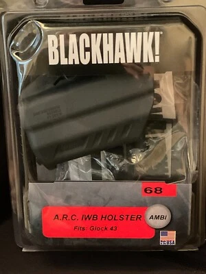 Blackhawk ARC IWB Holster Fits Glock 43 New in Box Made in the USA - Image 1 of 4