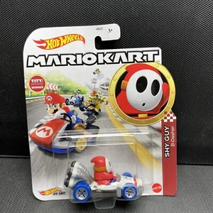 2020 HOT WHEELS MARIO KART "SHY GUY" B-DASHER DIE-CAST VHTF MOC - Picture 1 of 2
