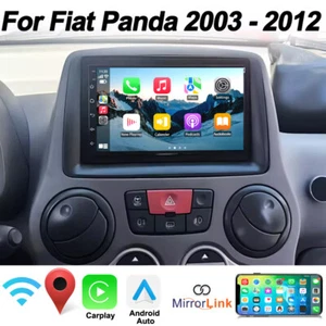 Autoradio 2din 7" Android 13 Per Fiat Panda 169 2003-2012 Nav GPS Wifi BT 2+64G - Foto 1 di 14
