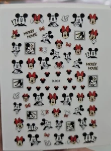 Mickey & Minnie Mouse Nail Sticker - Picture 1 of 2
