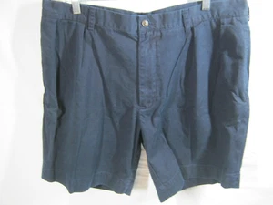 Polo Ralph Lauren Men’s Shorts Size 38 Navy Blue Casual Golf Beach Pleated - Picture 1 of 8