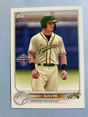 2022 Topps Pro Debut Henry Davis Rookie Prospect Pittsburgh Pirates🔥🔥🔥 - Image 1 of 4