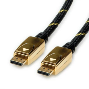 DisplayPort Kabel Gold, v1.4, DP Stecker - Stecker, 3 m - Bild 1 von 2