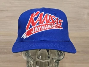 Vintage 90s Kansas Jayhawks Head Start Snapback New Without Tags - Picture 1 of 7