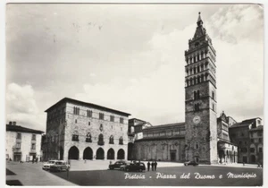 PISTOIA - PIAZZA DEL DUOMO E MUNICIPIO - VIAGG. 1958 -18369- - Picture 1 of 1
