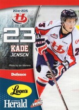 2014/15 Lethbridge Hurricanes - KADE JENSEN [Utah Grizzlies] ECHL
