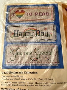 The Creative Circle #2430 Bookmark Collection Cross Stitch Kit Sue Miyata - Picture 1 of 5