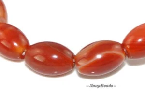 LUSTROUS AGATE GEMSTONE BARREL LOOSE BEADS 7.5inch - Picture 1 of 1