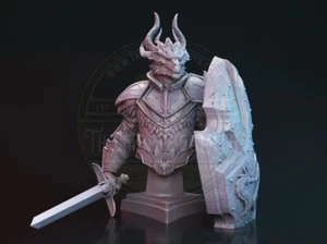 Altair, Dragonborn Paladin Bust - Foto 1 di 2