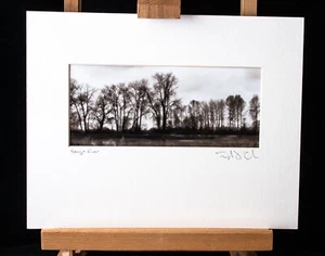 Original Landscape Photography Skagit River WA Sepia 14 X 11"  - Picture 1 of 4
