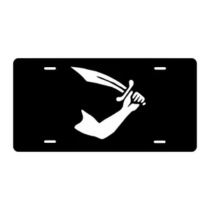 Pirate Thomas Tew's Jolly Roger Flagge Neuheit vorne Nummernschild - Karibik - Bild 1 von 1