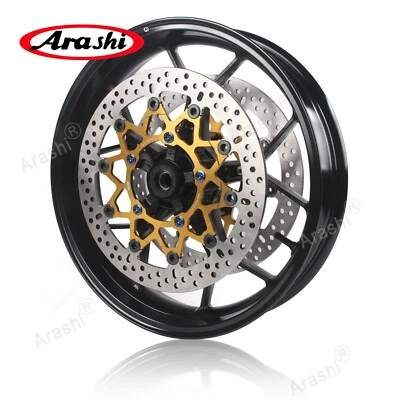 Front Wheel Rim + Oversize Brake Disc Rotor for Honda CBR650R /ABS 2019-2023 - Image 1 of 4