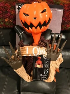 Nightmare Before Christmas 6' PUMPKIN KING HÄNGENDE FIGUR DEKORATION Licht & Sound - Bild 1 von 4
