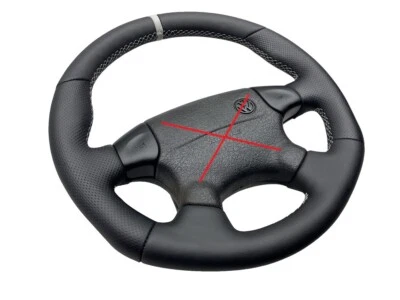 Lenkrad mit AirBag Leder Lederlenkrad Vw PASSAT B4 Vw GOLF 3 Polo 6N Daumen GTi - Bild 1 von 4