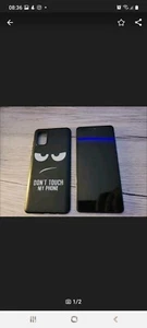 Samsung Galaxy A71 SM-A715F/DS - 128GB Crush Blue mit Neelix Unterschrift - Bild 1 von 2