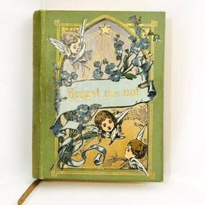 Antique Daily Devotional "Forget Me Not" Book - 3.75" x 2.75" Wartburg (1910) - Picture 1 of 13