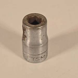Vintage Craftsman 1/4" Drive 1/4" 6 Point Shallow Socket SAE =V=USA - Picture 1 of 6