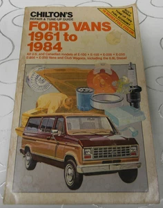 CHILTON'S REPAIR & TUNE-UP GUIDE FOR FORD VANS 1961 TO 1984 #6849 - Picture 1 of 5