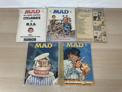 Vintage 1970’s Mad Magazine Lot Of 5 - #133, 149, 152, 153 & 159 Foto 1 de 4