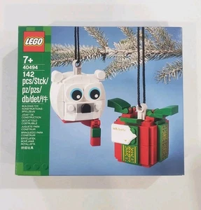 Lego 40494 Orso Polare e Confezione Regalo Nuovo Sigillato Ornamenti Natalizi Ritirato  - Foto 1 di 5
