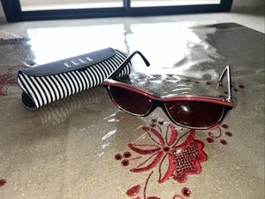 Vintage 80s Pierre Cardin Christina Sunglasses Rose Lenses Case Included - Picture 1 of 13