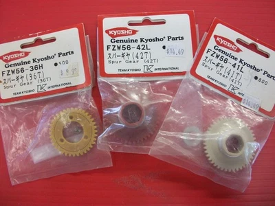Vintage Kyosho FZW Spur Gear Assortment -- 3 Pieces - Image 1 of 2