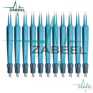 10 Juweliere bipolare Pinzette 3-3/4 Zoll (10 cm), gerade feine Spitzen - polierte Oberfläche - Bild 1 von 4