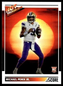 2024 Score Hot Rookies Michael Penix Jr. Rookie Atlanta Falcons #3 - Picture 1 of 2