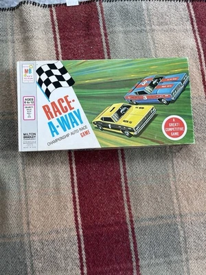 Milton Bradley Race-A-Way Championship Auto Race Game 1973 Complete - Image 1 of 4