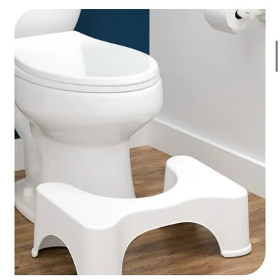 Squatty Potty SP-ECCO-7-WH The Original Bathroom Toilet Stool 7in. - White - Image 1 of 4
