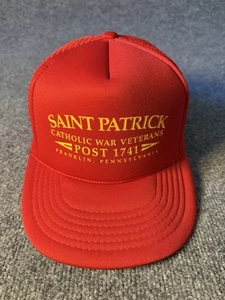 St Patricks Truckermütze Kappe Druckknopflasche katholischer Krieg Tierärzte Post 1741 - Bild 1 von 6
