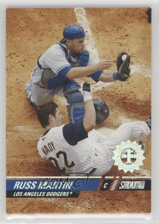 2008 Topps Stadium Club First Day Issue /599 Russell Martin #5 - Image 1 of 2