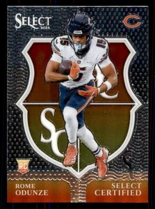2024 Panini Select Certified Rookies #10 Rome Odunze Chicago Bears RC - Bild 1 von 2