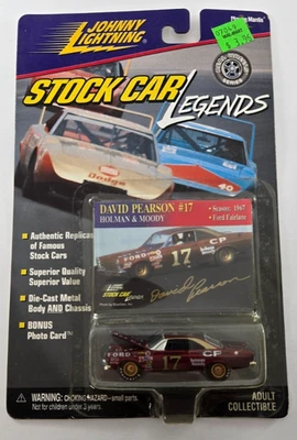 Johnny Lightning Stock Car  Legends #17 David Pearson Ford Fairlane 1:64 Diecast - Image 1 of 4