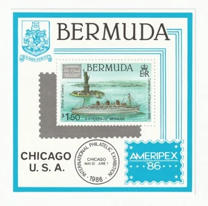 Bermuda / British Territory #508 "AMERIPEX Intl. Briefmarkenausstellung " postfrisch 1986 - Bild 1 von 1
