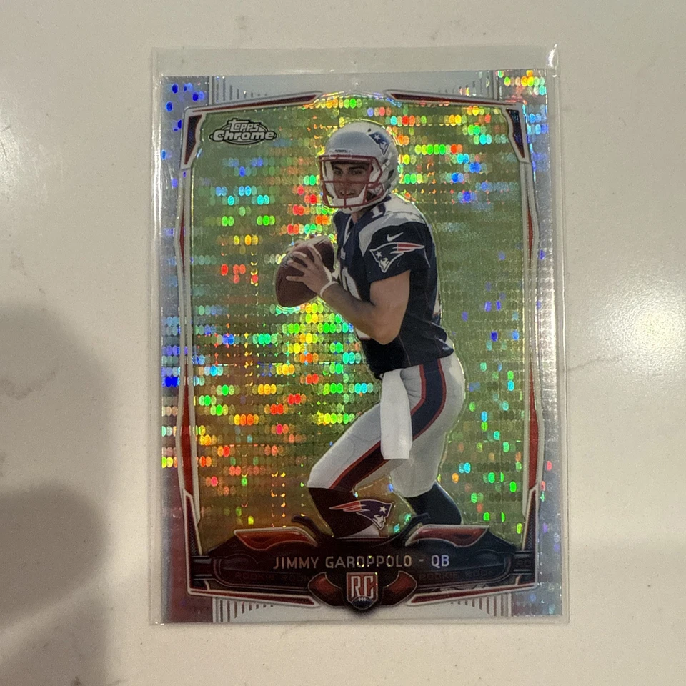 Topps 2014 cromo pulsar refractor Jimmy Garoppolo radiocontrol Foto 1 de 1