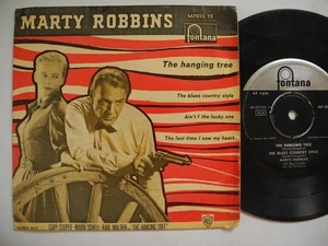 MARTY ROBBINS The Hanging Tree / Blues Country Style + 2 EP 45 7" 1959 Sweden - Picture 1 of 2