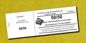 5000 50/50 Tickets - - 500 books of 10 fundraising tickets 50-50 50% - Picture 1 of 2