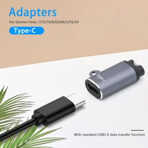 Type-C Female Watch Charger Adapter Connector for Fenix 7/7S (Straight) - Photo 1 sur 7