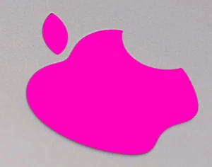 Neon Pink Color Changer Logo Overlay for iPad - Picture 1 of 1