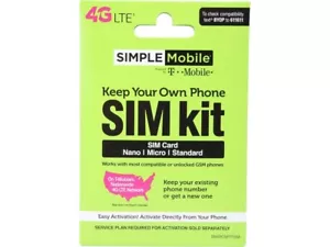 SIMPLE MOBILE on verizon | $50 PLAN | 1 MONTH INCLUDED - Picture 1 of 1
