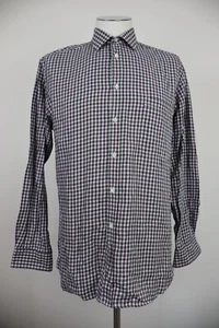 AQUASCUTUM Shirt Man Size 41 / 16 Made In Italy Casual Vintage Cotton - Picture 1 of 8