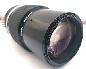 Nikon NIKKOR 200mm F/4 Ai Telephoto Lens No. 791327 Excellent+ - Picture 1 of 7