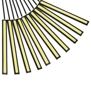10X 12V DRL LED Streifen Lichter Bars Camping Caravan Boot Auto COB-Weiß Q9T76798 - Bild 1 von 10
