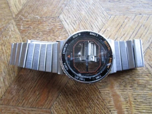 Vintage Used SEIKO Rotocall A829-6000 Case Band & Bracelet. For parts. - Picture 1 of 22