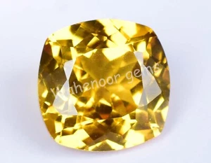 FLAWLESS Natural Padparadscha Sapphire 8.80 Ct Cushion Certified Loose Gemstone - Imagen 1 de 6