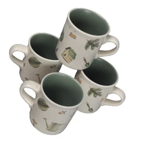 Pfaltzgraff Naturewood 12 Ounce Coffee Mugs Lot Of 4 - Picture 1 of 11