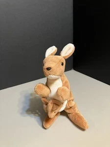 Ty "Pouch the Kangaroo" 1996 Beanie Babies Collection - ohne Hang Tag - Bild 1 von 6