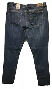 NUEVOS CON ETIQUETAS JEANS LEE para mujer talla 18 medianos azul ajuste ajustado pierna delgada y adelgazante $50 - Imagen 1 de 4