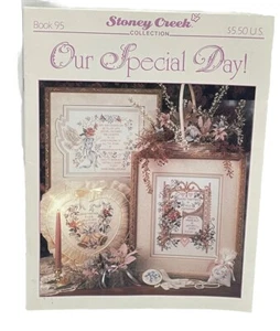 Stoney Creek ~Our Special Day Book 95~ Cross Stitch Booklet Wedding Keepsakes - Picture 1 of 7